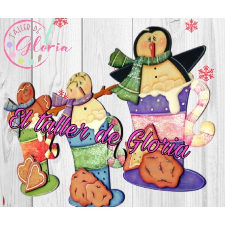 MN-003 Tazas Navideñas