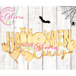 MH-77 Letrero halloween candy