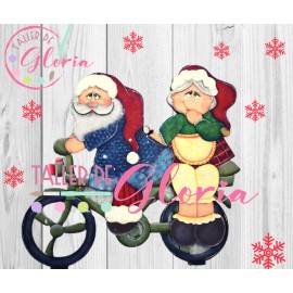 MN-065 Pareja santa en bici