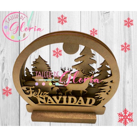 MN-127 Esfera 3D Navidad