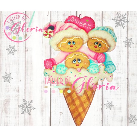 MN-108 Joy Pinguino, Galleta y Muñeco de Nieve