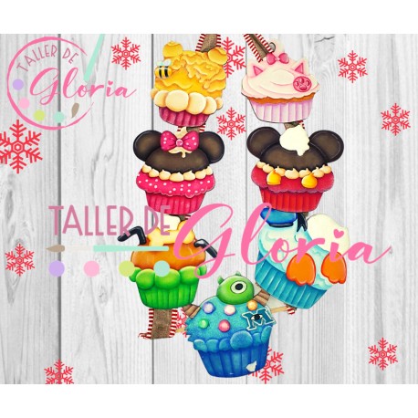 MN-085 Cupcakes disney