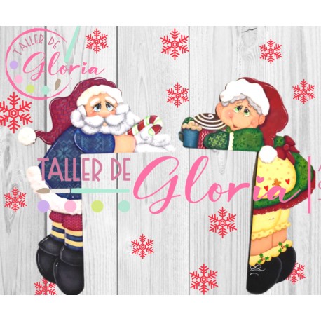 MN-089 Pareja santas para puerta