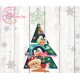 MN-122 Arbol tablas Santa y Pinguinos