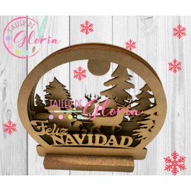 MN-127 Esfera 3D Navidad