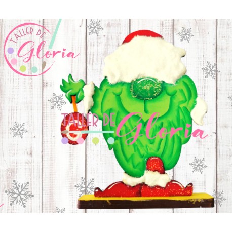 MN-227 Grinch gnomo con base