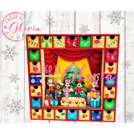 MN-254 Calendario de adviento cascanueces ratoncitos