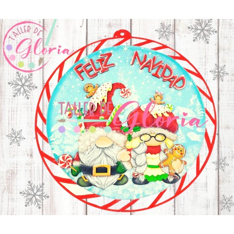 MN-282 Circulo gnomos navideños