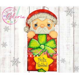 MN-326 Cajita de regalo santa