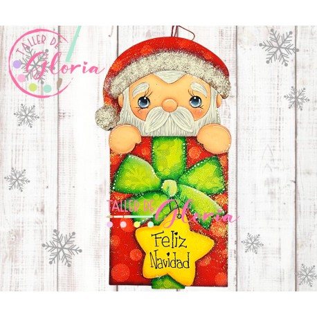 MN-326 Cajita de regalo santa