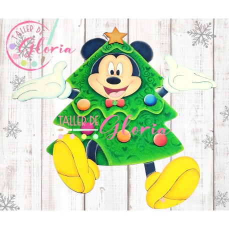 MN-332 Ratón Árbol Navideño