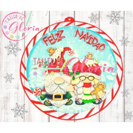 MN-282 Circulo gnomos navideños