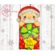 MN-326 Cajita de regalo santa