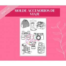 Molde accesorios de viaje