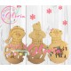 MP-020 Gnomos pascua 6 pzas