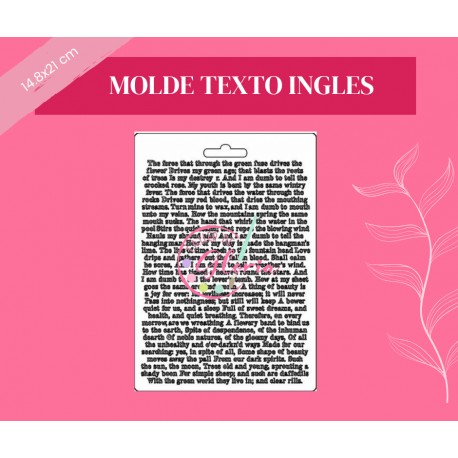Molde Texto Ingles