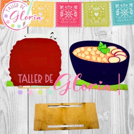 MS-068 Servilletero Pozole y Vitrolero