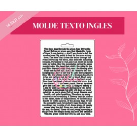 Molde Texto Ingles