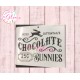 TGF-237 Estencil chocolates bunnies